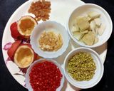 A picture of step 2 of Savory Stuffed Apples with Guava Sauce.