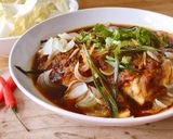 Hình bước làm 7 của món Cá Mú Ngựa Chưng Sốt Cà Rốt Xì Dầu