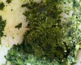 A picture of step 5 of Basil Pesto.