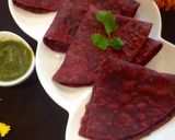 A picture of step 3 of Beetroot paratha.