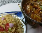 A picture of step 9 of Hakka noodles.