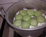 Foto langkah ke 9 dari resep Bakpao pandan coklat.