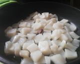 Foto del paso 1 de la receta: Papas con pota y calabaza 🦑