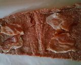 A picture of step 1 of Polpettone - Italian meatloaf with parma ham and cheese.