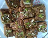 A picture of step 21 of Spinach Gathiyas-Mohanthal/Besan Fudge.