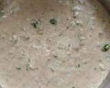 A picture of step 3 of Barley Peri Peri Dhokla.