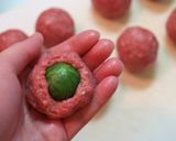A picture of step 7 of Brussels Sprouts Meatballs with Mustard.