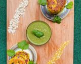 A picture of step 4 of Oats & Moong daal Tikki.