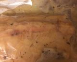 A picture of step 3 of Salmon Scampi.