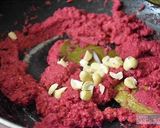 A picture of step 5 of Paneer (cottage cheese) beetroot gravy curry recipe.