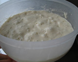 A picture of step 2 of Bagels Made With Apple Bread Starter.