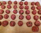 A picture of step 4 of Albondigas (Mexican meatball soup).