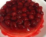 Hình bước làm 9 của món Bánh Pho mai Nhật vị Cherry