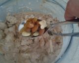 A picture of step 5 of My Chocolate Chip Bread and Butter pudding ☺.