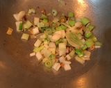 A picture of step 2 of Spring Onion Soup.