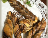 A picture of step 15 of Twisted Bread Using a Chocolate Fold-in Sheet.