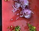 A picture of step 3 of Papad Pakore.
