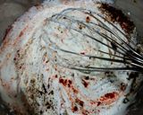 A picture of step 2 of Boondi Raita.