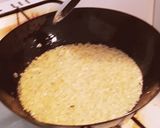 A picture of step 2 of Motichoor ladoo.