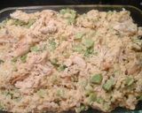 A picture of step 3 of Cheesy chicken broccoli and rice.