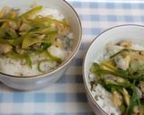 A picture of step 9 of Asari Clam Rice.