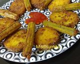 A picture of step 5 of Drumsticks and Potato Masala Fry.