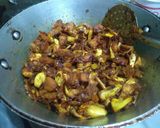 A picture of step 7 of Jackfruit Biryani.