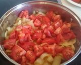 Cukkinis lecsó recept fázis 2 fotója