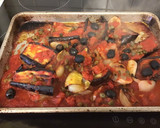 A picture of step 3 of Roasted aubergines with olives and capers #mycookbook.