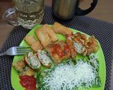 Foto langkah ke 3 dari resep Telur gulung, keju goreng, Alpukat keju ala DEBM.