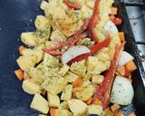 Foto del paso 3 de la receta: Pata Muslo y Alitas al horno con papas