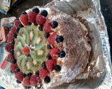 A picture of step 7 of Ladybirds The Fruit , The Whole Fruit and Nothing But The Fruit Cake ..