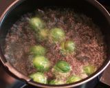 A picture of step 2 of Brussels Sprouts Meatballs with Mustard.