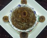 A picture of step 7 of Fig walnut halwa.