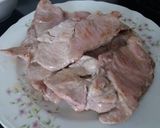 Foto del paso 1 de la receta: Carne de magro de cerdo a la cerveza🍺