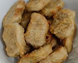 A picture of step 2 of Chicken nuggets air fried.