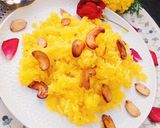 A picture of step 4 of Meetha Chawal (Sweet Yellow Rice).