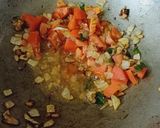 A picture of step 2 of Dudhi khis(bottle gourd).
