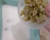 A picture of step 3 of Lauki ka Raita.