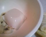 A picture of step 1 of Cocoa Pound Cake with Tofu and Banana.