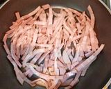 A picture of step 5 of An Easy Side Dish Salad with Crispy Bacon and Daikon Radish.