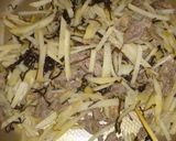 A picture of step 6 of Beef and Potato Stir-Fry with Shio-Konbu.