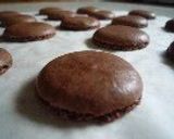 A picture of step 8 of Cocoa Macaron for Valentines.