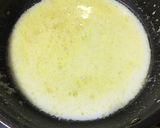 A picture of step 1 of Tiranga soji sira cake.