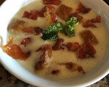 Foto del paso 4 de la receta: Sopa fría de melón con crujientes y menta