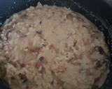 Foto del paso 4 de la receta: Risotto de bacon y setas variadas