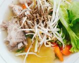 Hình bước làm 2 của món Ăn sáng với mì lá