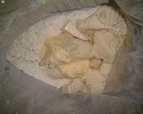 A picture of step 2 of Tofu Thin Bread! My Top Recommendation! So Easy to Make Using a Plastic Bag.