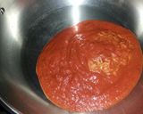 A picture of step 1 of Philly pepperoni pizza steak.