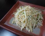 A picture of step 5 of Pink-tinged Fermented Krill Edamame Rice.